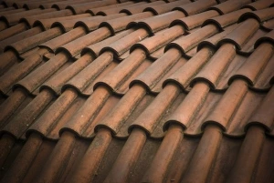 Clay roof tiles