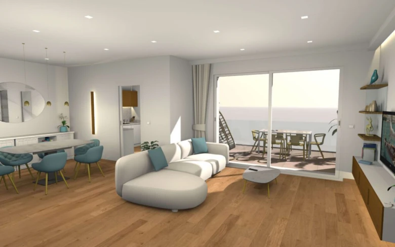 Modern living room interior