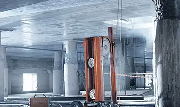 Concrete cutting equipment
