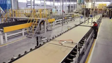 Gypsum board production line